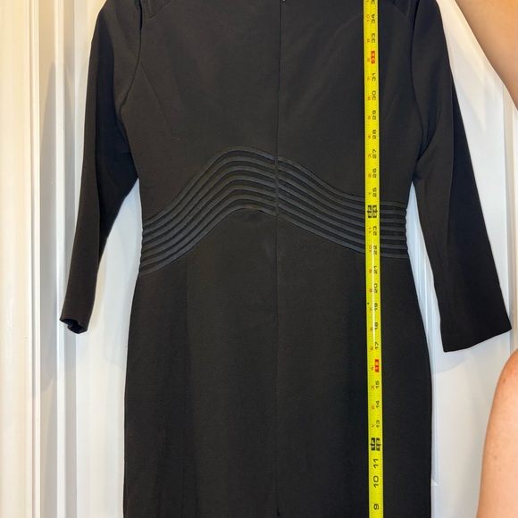 ANTONIO MELANI Elegant Black Textured Dress - Picture 4 of 7